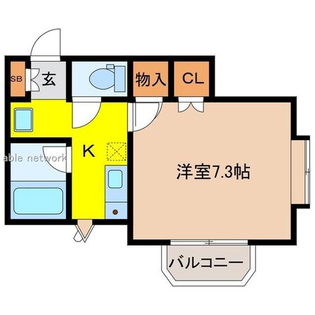 アパートメントイーストの物件間取画像